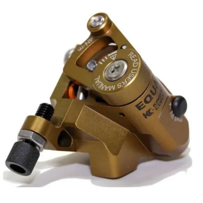 イコール 機械式ディスクブレーキキャリパー フラットマウント カシマコート 前後セット ワイヤー付き(4.0)