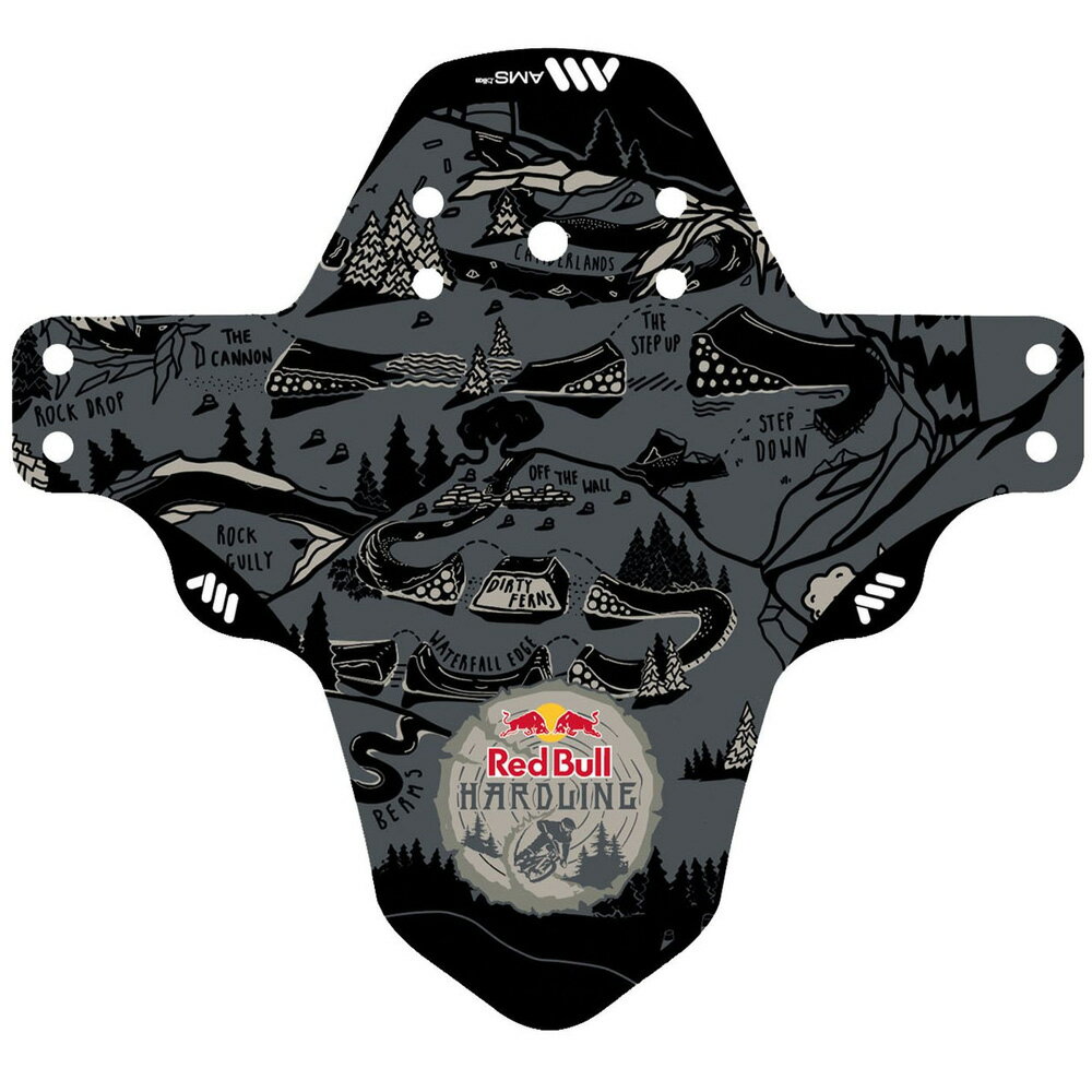 Mud Flap, Fender - オールマウンテンスタイル マッドガード レッドブルハードライン