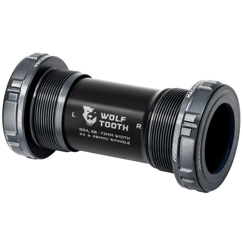 ウルフトゥース MK0 BSA Bottom Bracket - 24mm for Shimano シャドウグレー
