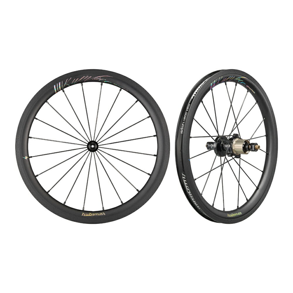 Hubsmith HS-Bumbee A349 7SP BROMPTON MK5用 7速 349 (16インチ) ホイールセット ブラック セラミック (ハブスミス)