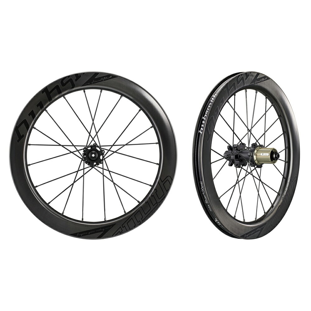 Hubsmith HS-Humbird C355 Birdy用 11速 355 (18インチ) カーボンホイールセット ブラック スチール (ハブスミス)