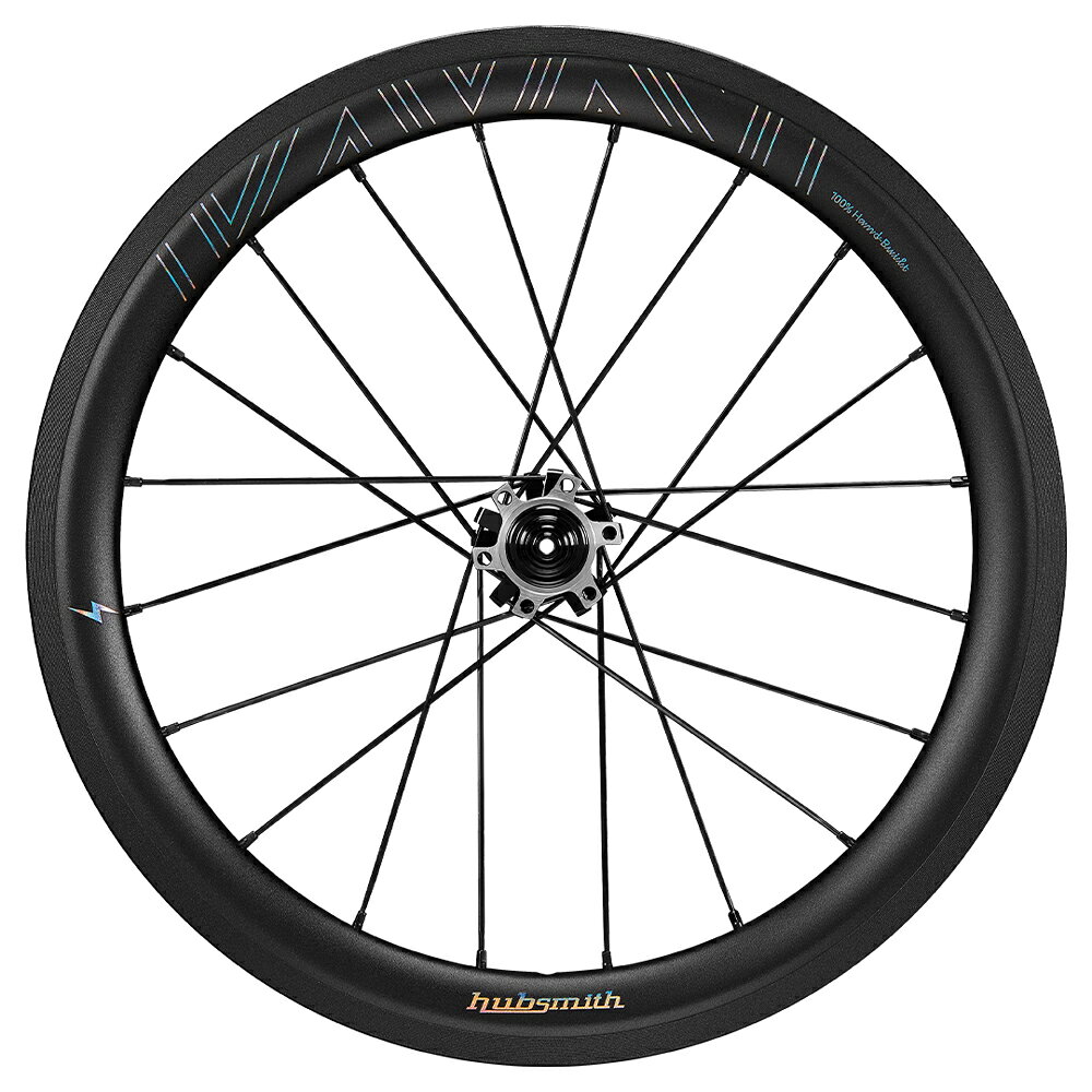 ワールドサイクルのHubsmith HS-Mantis A355 Birdy用 11速 355 (18インチ) DB ホイールセット ブラック スチール (ハブスミス)｜アングル2