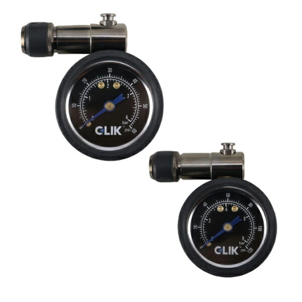 Clikvalve クリック専用アナログ空気圧ゲージ 
