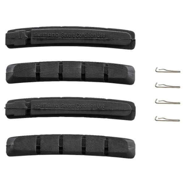 M70R2 MTB シビアコンディション用ブレーキシュー（2ペア）互換性：BR-M970, BR-M960, BR-M951, BR-M950, BR-M770, BR-M760, BR-M750,BR-M739, BR-M600,BR-M580, BR-M570, BR-M530, BR-M510, BR-M432, BR-M431, BR-M430, BR-M422, BR-M421, BR-M420,BR-M330, BR-R550, BR-T670, BR-T660, BR-T610, BR-T4010, BR-T4000, BR-T300,BR-MX70, BR-MC18 商品のカラー・サイズについて商品のカラーはディスプレイの種類等により、実物と異なって見える場合がございます。掲載商品の仕様、ロゴ等のデザインは改良のため、変更される場合がございます。また、メーカーが発表していない寸法や個人的なフィット感についてはお答えいたしかねます。あらかじめご了承ください。沖縄県への送料について 沖縄県への発送に送料無料は適用されません。購入金額に関わらず1,650円（税込）が通常送料に別途加算されます。