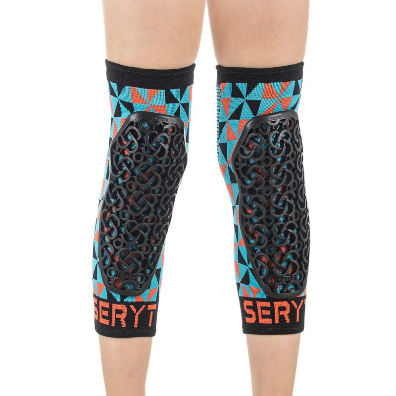 SERYT(セリット) YOUTH FLOW KNEE PROTECTION アルレッキーノ ライトブルー レッド