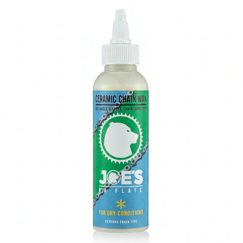 【店内全品P10倍!要エントリー9/11まで】JOE’S NO FLATS セラミックチェーンワックス ドライコンディション 125ml