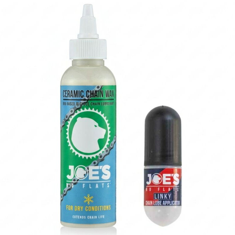 【即納】JOE’S NO FLATS セラミックチェーンワックス ドライコンディション 125ml+ルブアプリケーター15mlセット