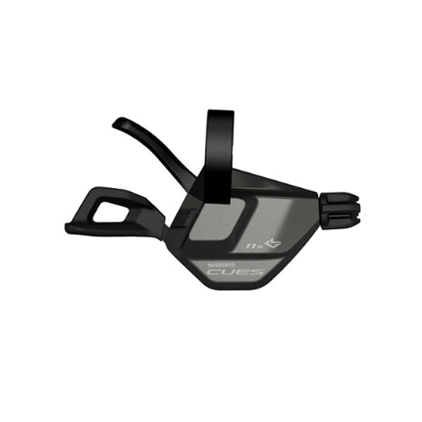 SHIMANO CUES SL-U8000-11RSET｜右シフトレバー・11速・RAPIDFIRE PLUS・オプティカルギアディスプレイなし素早いレバーアクセスと軽快な操作感を実現する「RAPIDFIRE PLUS」方式を採用しています。INSTANT RELEASEと2ウェイリリースに対応し、状況に応じた素早い変速操作が可能です。軽量コンパクト設計で、ハンドル周りをすっきりまとめられます。オプティカルギアディスプレイなしモデルのため、よりシンプルな操作系を好むライダーに最適です。 本製品はクランプバンド付属モデルです。■ こんな人におすすめ ■リア11速の変速を軽く、直感的に操作したい方ギアディスプレイが不要なシンプルな操作系を好む方RAPIDFIRE PLUSの操作性を求めるユーザー右シフターのみ交換したい方CUESシリーズで統一したいユーザー【仕様】モデル：SL-U8000-11RSET（右）リアスピード：11速シフタータイプ：RAPIDFIRE PLUSクランプタイプ：クランプバンドオプティカルギアディスプレイ：なしインナーケーブル長さ：2050mmアウターケーシング長さ：1880mmスモールパーツ：シール付きキャップ 6mm ×3、ノーズ付アウターキャップ＋ブーツ ×1【使用上の注意】本製品はリア11速専用です。他段数のシステムとは互換性がありません。取り付け時はシマノ指定のケーブル・工具を使用し、正しい手順で作業してください。左右のシフター仕様が異なるため、交換時は適合を確認してください。商品のカラー・サイズについて商品のカラーはディスプレイの種類等により、実物と異なって見える場合がございます。掲載商品の仕様、ロゴ等のデザインは改良のため、変更される場合がございます。また、メーカーが発表していない寸法や個人的なフィット感についてはお答えいたしかねます。あらかじめご了承ください。沖縄県への送料について 沖縄県への発送に送料無料は適用されません。購入金額に関わらず1,650円（税込）が通常送料に別途加算されます。