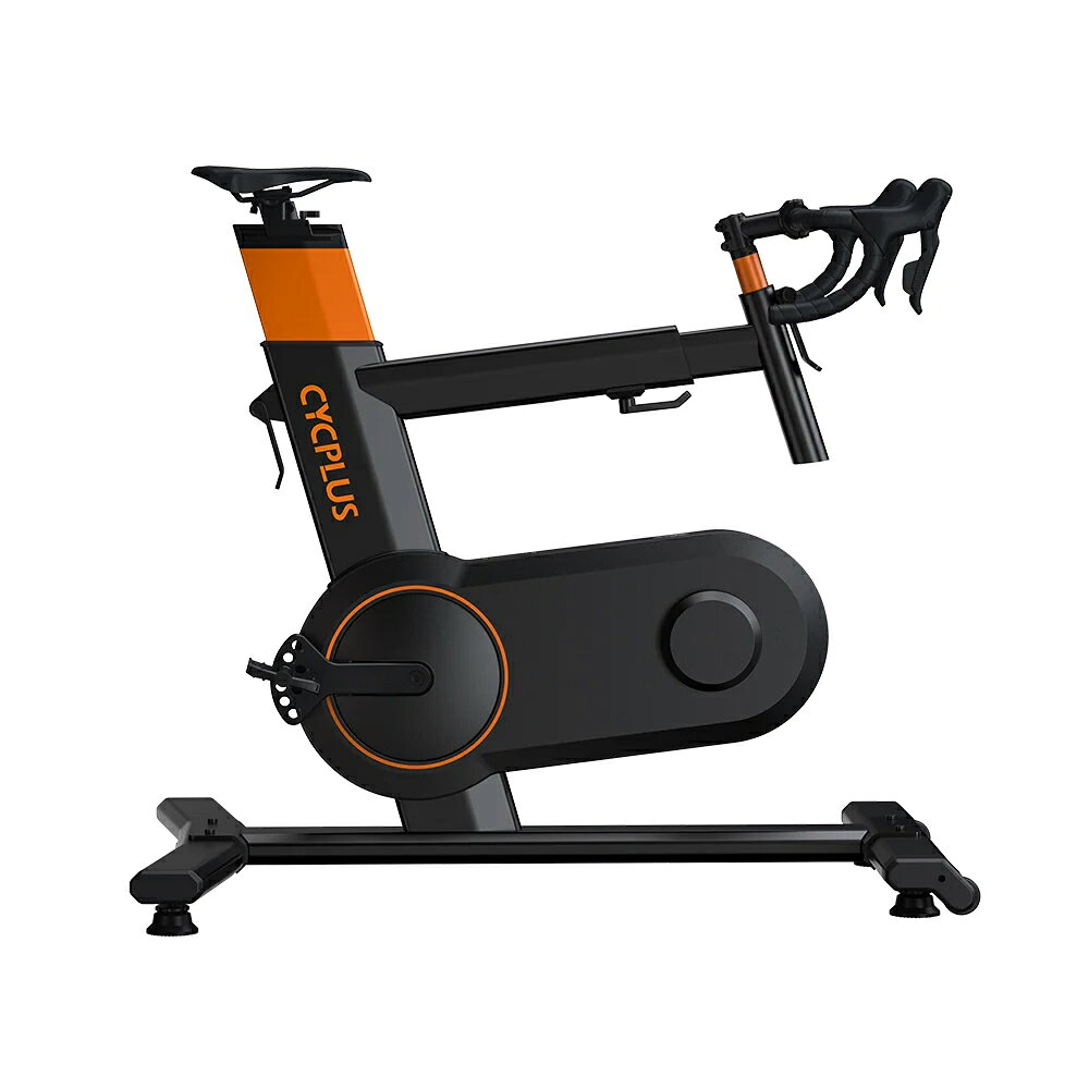 CYCPLUS T7 スマートバイク｜ロードバイク感覚で楽しめる高性能スマートバイク最大2200Wの高出力と20％勾配シミュレーションに対応した高性能スマートバイクです。±1％の高精度パワー計測とキャリブレーション不要設計により、正確かつ手軽なトレーニングを実現します。Shimano・SRAMに対応したデュアルバーチャルシフティングシステムを搭載しています。ダイレクトドライブ、ダウンヒルシミュレーション、ダイナミック慣性制御によりリアルな走行感を再現します。■ こんな人におすすめ ■Zwiftなどのバーチャルサイクリングを本格的に楽しみたい方天候に左右されず効率的にトレーニングしたい方静かで快適なインドアサイクリング環境を求める方高精度なパワートレーニングを行いたい方ロードバイクに近いポジションでトレーニングしたい方【仕様】製品名：CYCPLUS T7 インドアスマートバイク本体重量：28kg最大使用者体重：120kg股下調整範囲：700mm以上サドル高調整範囲：565〜880mmリーチ調整範囲：365〜480mmスタック高調整範囲：485〜680mmクランク長：150/155/160/165/167.5/170/172.5/175mm（8段階調整）最大出力：2200W最大BBトルク：244N・m勾配再現：-15％〜20％パワー計測精度：±1％キャリブレーション：不要通信規格：Bluetooth 5.0、ANT+ANT+FE-C、FTMS対応出力データ：パワー、ケイデンス、スピード、左右バランス、ペダルスムーズネス電源入力：DC48V/1.25A設置面積：約0.77平方メートル>（約半畳/江戸間）■ ワンタイムセットアップ ■一度セットアップすれば、頻繁な分解や再調整を行うことなく、いつでも本格的なインドアトレーニングを開始できます。トレーナーへの着脱作業が不要なため、思い立った時にすぐライドを楽しめます。■ カスタマイズ可能なジオメトリー / 精密なポジション調整 ■サドルやハンドルの位置を細かく調整でき、ロードバイクに近いライディングポジションを再現できます。実走と近いフィッティングにより、効率的なトレーニングをサポートします。実走で慣れたポジションを室内でも維持でき、屋外からインドアへの移行をスムーズに行えます。■ コンパクトな省スペース設計 ■設置面積は約0.77平方メートル（約半畳/江戸間）の省スペース設計です。限られたスペースでも本格的なインドアサイクリング環境を構築できます。■ 軽量設計 ■本体重量は28kgで、スマートバイクとしては扱いやすい重量です。設置やレイアウト変更の際も取り回ししやすく、家庭での使用に適しています。■ ペダリング分析機能 ■左右バランスやペダルスムーズネスを計測し、ペダリング効率の向上に役立ちます。データに基づいた効率的なトレーニングをサポートします。■ ±1％の高精度パワー計測 ■独自のキャリブレーションシステムと高精度センサーにより、±1％の測定精度を実現しています。正確なパワーデータに基づくトレーニングが可能です。■ 24通りのギアコンビネーション ■バーチャルシフティング機能により、24通りのギア設定を利用できます。実走に近い変速フィーリングで幅広いライドシーンに対応します。■ バーチャルシフティング対応 ■ShimanoおよびSRAMのドライブトレインを再現するバーチャルシフティング機能を搭載しています。24通りのギアコンビネーションにより、実走に近いギア操作感を楽しめます。■ スムーズなペダリングフィール ■シームレスな変速制御により、ライド中も自然なペダリングを維持できます。変速レスポンスは低速・標準・高速の3モードから選択でき、好みに合わせたフィーリングに調整可能です。■ 8ボタンカスタマイズシフター ■左右のシフターに合計8つの操作ボタンを搭載し、より自由度の高いコントロールが可能です。一部のボタンはアプリを通じて機能をカスタマイズでき、好みに合わせた操作環境を構築できます。■ リアルな変速フィーリング ■精密に計算されたギアシミュレーションにより、実走に近い変速フィーリングを実現します。チェーンリングとカセットの操作を再現しながら、負荷を直感的にコントロールできます。■ スマート負荷制御システム ■高性能な永久磁石同期モーター（PMSM）を採用し、高精度な負荷制御を実現します。ライド状況に応じて素早く負荷を調整し、より自然な走行感を提供します。■ リアルなライド体験 ■細かな負荷変化にも素早く反応し、実走に近いフィーリングを再現します。没入感の高いインドアサイクリング環境を実現し、トレーニングへの集中をサポートします。■ 高強度ベルトドライブ ■カーボンファイバー強化タイミングベルトを採用し、高い耐久性と優れた動力伝達効率を実現しています。クルージングからスプリントまで、安定したパワー伝達によるスムーズなペダリングフィールを提供します。■ 高剛性フレーム設計 ■高強度6061アルミニウムを採用し、高いフレーム剛性を実現しています。ペダリング時のパワーロスを抑え、安定感のある効率的なライドをサポートします。■ 高精度パワー計測 ■独自のキャリブレーションシステムと高精度トルクセンサーにより、±1％の高い測定精度を実現しています。再現性の高いパワーデータを提供し、トレーニングの成果を正確に把握できます。■ 信頼性の高いデータ解析 ■安定したパワー計測により、日々のトレーニング管理やパフォーマンス分析をサポートします。高い精度が求められるパワートレーニングやレース対策にも適しています。■ パワフルな登坂性能 ■最大2200Wの高出力と最大20％勾配シミュレーションに対応し、本格的なクライミングトレーニングを実現します。スプリントからヒルクライムまで幅広いトレーニングに対応します。■ 高負荷トレーニング対応 ■高トルク設計により、負荷の高いワークアウトでも安定したパワー出力を維持します。長時間の持久系トレーニングから高強度インターバルまで幅広く活用できます。■ リアルなダウンヒルシミュレーション ■風圧や勾配、路面抵抗を再現し、実走に近い下り坂の走行感を体験できます。ペダルを止めた際の自然な惰性走行も再現し、よりリアルなライドフィールを実現します。■ 没入感の高いライド体験 ■登坂だけでなく下り区間の挙動まで再現することで、臨場感あふれるインドアライドを楽しめます。バーチャルサイクリングアプリと組み合わせることで、より現実に近い走行体験を提供します。■ ペダリング分析機能 ■左右のパワーバランスやペダリングの滑らかさを分析し、効率的なトレーニングをサポートします。自身のペダリング特性を可視化することで、より科学的なトレーニングに取り組めます。■ ペダリング効率の向上 ■左右の出力差を把握し、バランスの取れたペダリングフォームの習得に役立ちます。ペダルスムーズネスの分析により、無駄の少ない効率的なペダリングを目指せます。■ スマート接続対応 ■ANT+、FE-C、Bluetooth FTMSに対応し、さまざまなデバイスやアプリと連携できます。Zwift、Rouvy、Onelapなどのバーチャルサイクリングアプリに対応しています。■ 幅広いデバイスとの互換性 ■Garmin、Bryton、iGPSPORTなど主要なサイクルコンピューターとの接続が可能です。リアルな負荷変化とデータ連携により、没入感のあるインドアライドを楽しめます。■ 静かで快適なライド環境 ■同期式ベルトドライブを採用し、チェーン駆動特有の騒音を抑えています。高い静粛性により、時間帯を気にせずインドアトレーニングを楽しめます。■ 振動を抑える安定設計 ■一体型フレーム構造により、従来のトレーナー＋バイク構成と比較して振動を低減します。専用マットと組み合わせることで、より快適で周囲に配慮したトレーニング環境を実現します。■ 高耐久アルミフレーム ■高強度アルミニウム合金フレームを採用し、優れた耐久性を実現しています。摩耗や腐食に強く、ハードなトレーニングを繰り返しても安定した性能を維持します。■ 汗を気にせずトレーニング ■汗によるダメージを受けやすいインドア環境を考慮した設計です。長期間にわたり安心して使用できる耐久性を備えています。■ 移動しやすい設計 ■本体に移動用ホイールを搭載し、室内での移動や設置場所の変更をスムーズに行えます。トレーニング時以外は手軽に移動でき、限られたスペースでも使いやすい設計です。■ 視認性の高いディスプレイ ■直感的に操作できるディスプレイを搭載しています。走行データや設定内容をひと目で確認できます。■ ボトルマウント装備 ■フレームにはボトルケージ取り付け用マウントを備えています。ライド中でもスムーズに水分補給できる環境を構築できます。商品のカラー・サイズについて商品のカラーはディスプレイの種類等により、実物と異なって見える場合がございます。掲載商品の仕様、ロゴ等のデザインは改良のため、変更される場合がございます。また、メーカーが発表していない寸法や個人的なフィット感についてはお答えいたしかねます。あらかじめご了承ください。沖縄県への送料について 沖縄県への発送に送料無料は適用されません。購入金額に関わらず1,650円（税込）が通常送料に別途加算されます。