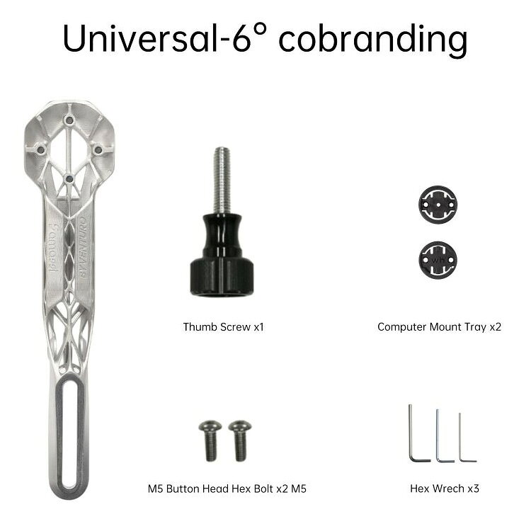 Samassi(サマッシ) コンピュターマウント チタン 3D Universal-6°cobranding