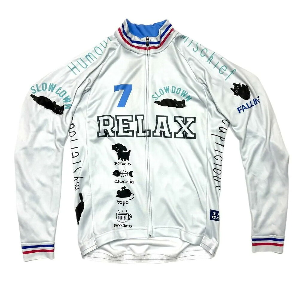セブンイタリア Torokeru Relax Cat LS Jersey オフホワイト