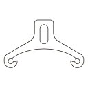 クラナ フック 1個入り 【自転車】【ドロヨケ】【ロード用(700C)】