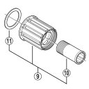 9 フリーホイール部組立品
