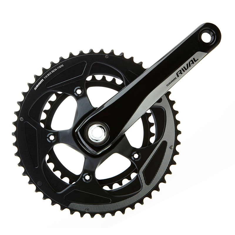 スラム Rival22 BB30 Crank Set 50-34T【自転車】【ロードレーサーパーツ】