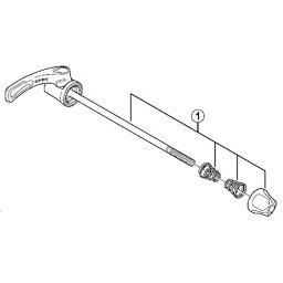 [1]クイック軸組立品（133mm）