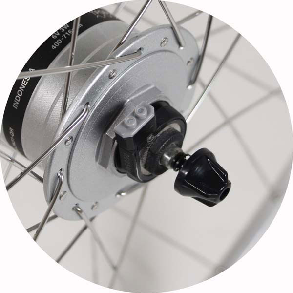 ワールド 700C DH-3D37-QR AR-713 ブラック 6V 3W ハブダイナモ付ホイール(11F) ディスクブレーキ仕様 【ブラックバージョン】 ワールド 700C DH-3D37-QR AR-713 ブラック 6V 3W ハブダイナモ付ホイール(11F) ディスクブレーキ仕様 【ブラックバージョン】
