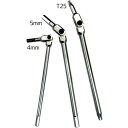 ボンダス ピボットヘッド六角レンチ三本組(4mm、5mm、T25)