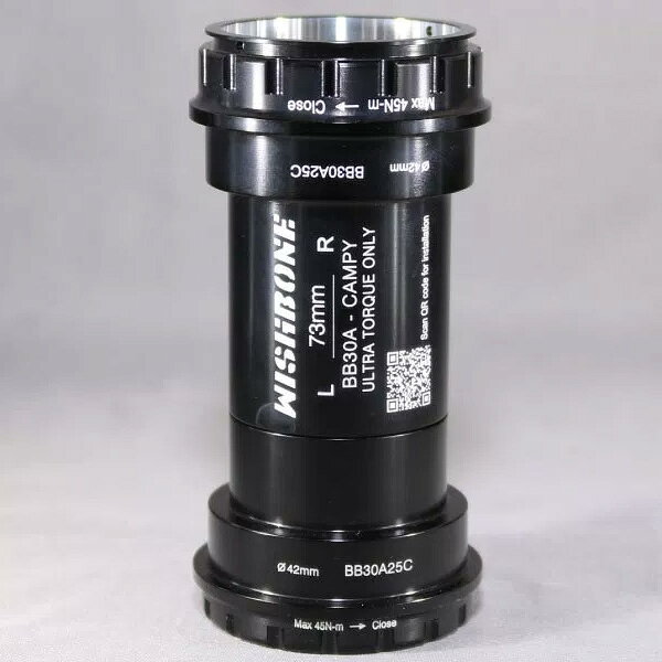 ウィッシュボーン BB30A25C 42mm/73mm ボトムブラケット
