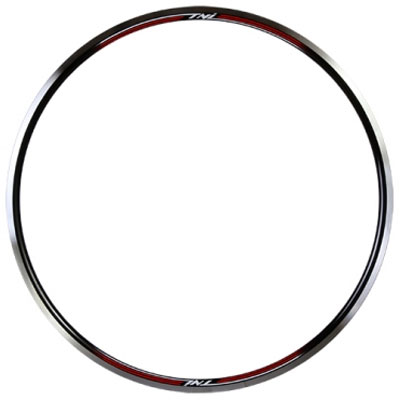 ★TNI AL22W アルミリム (TL/WO) オフセット無し リムブレーキ用 700c ブラック