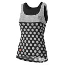 【SALE】ドットアウト レディース Dots W Top 839.ライトグレー/ブラック