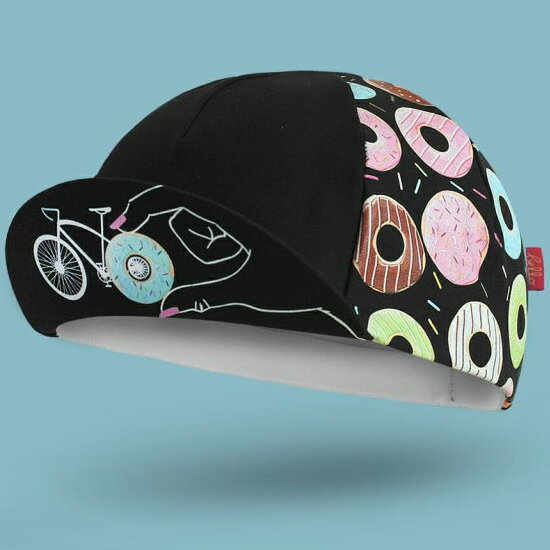 【M便】BELLO CYCLIST DONUT MESS WITH MY RIDE-TIME ブラック キャップのサムネイル