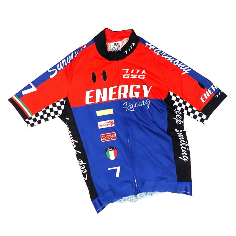 セブンイタリア Racing III Jersey レッド/ネイビー