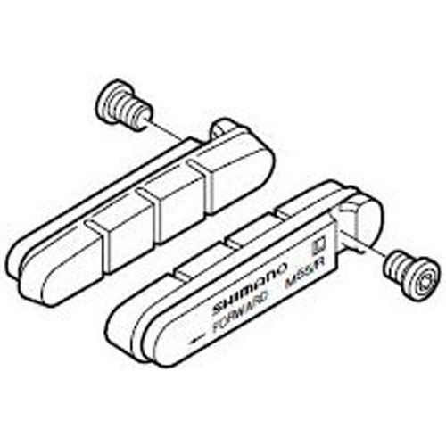 カートリッジブレーキシュー ブレーキシュー特性 ドライにて高い制動力を発揮し、音鳴りが発生しにくい。 泥状況下でシューの耐磨耗性が大きい。 タイプ R55C+1mm 長さ 55mm タイプ カートリッジタイプ 適応モデル ・ BR-7900 ・ BR-7800 ・ BR-6600-G ・ BR-6600 ・ BR-6500 ・ BR-5600 ・ BR-5500 ・ BR-5501 ・ BR-R600 ・ BR-650 ・ BR-R560 ※左右ペアでの販売になります。自転車1台分をお求めの場合は数量2個お求めください。沖縄県への送料について 沖縄県への発送に送料無料は適用されません。購入金額に関わらず1,650円（税込）が通常送料に別途加算されます。 　