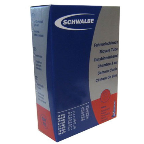 シュワルベ 12×1.75〜2.10 (仏式40mm)箱入り 1SV ブチルチューブ