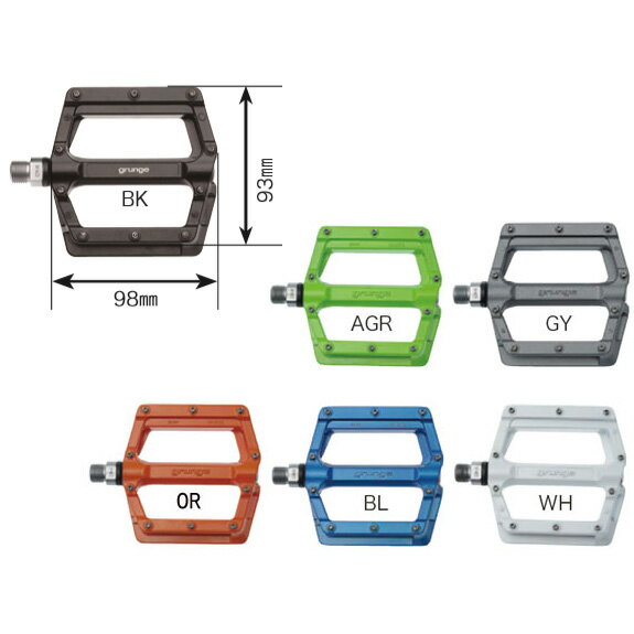 ●薄さ18mmの薄口アルミボディでありながら、シールドベアリングを採用し回転がスムーズなペダル。 ●踏み面も充分に確保し、片面10本のアーレンキーピンにより、シューズをしっかりと受け止めバイクとの一体感を確保。 ●ボディが薄い分シャフトの近い位置でダイレクトに伝える。今までのペダルよりも約20％も軽くなった。 ・カラー AGR・GY・RD・BL・WH ・サイズ 9/16度 ・ベアリング シールドベアリング ・重量(カタログ値) 429g（ペア） ※商品のカラーはディスプレイの種類等により、実物と異なって見える場合がございます。色合いの相違による返品・交換はお受けできません。また、掲載商品の仕様、ロゴ等のデザインは改良のため、変更される場合がある事をご了承ください。沖縄県への送料について 沖縄県への発送に送料無料は適用されません。購入金額に関わらず1,650円（税込）が通常送料に別途加算されます。 　