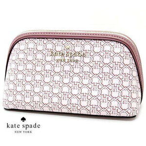 【新品】ケイトスペード kate spade スペード リンク モノグラム スモール コスメティックケース　コスメポーチ WLR00271 664　化粧ポーチ