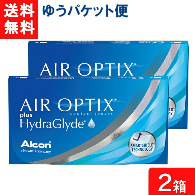 楽天ワールドファクトリーゆうパケット便送料無料 エアオプティクス プラス ハイドラグライド 2箱 2week 6枚入 コンタクトレンズ 安い 2week 2ウィーク 2週間 使い捨て ネット 通販 送料無料