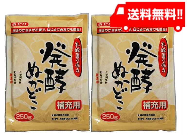 みたけ 発酵ぬかどこ補充用250g×2個