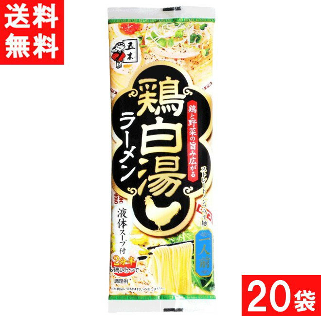 五木食品 鶏白湯ラーメン 124g×20袋