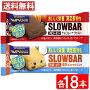 ブルボン スローバー 2種 36本セット（チョコレートクッキー＆濃厚ココナッツミルク 各18本）