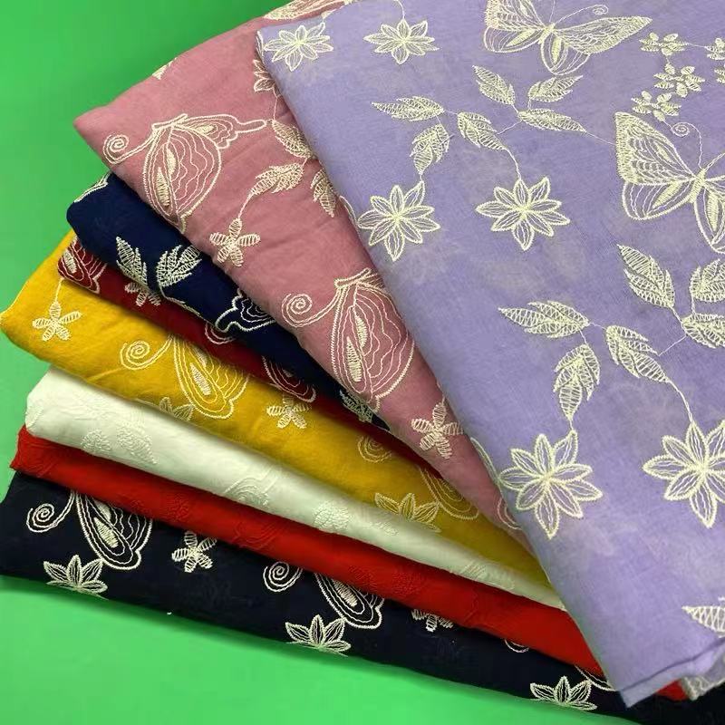 レース生地 マスク用生地 綿100% L070 カット 蝶々柄 刺繍 コットンレース ワークレース130cm*30cm マスク生地 レースマスク 手作りマスク 手芸用品 ハンドメイド 手作り マスク マスク用 おしゃれ かわいい