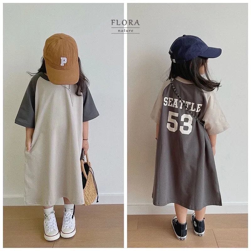 キッズ 子供服 こども服 子ども服 Tシャツワンピース Tシャツワンピ ロングワンピース シンプルワンピース 女の子 春夏 ゆったり ナチュラル 可愛い かわいい ジュニア 丸首 綿 半袖 フード付き ( 90 100 110 120 130 140 90cm 100cm 110cm 120cm 130cm 140cm ) KWFA030