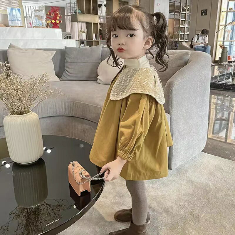 乐天商城 - キッズ 子供服 パーカー アウター トップス カジュアル 女の子 春秋 ゆったり 可愛い 長袖 薄手 リボン付き KCFB013(2色90-130）