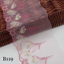 チュールレース DIY 手芸用 縁飾り パイピングテープ レース 花柄 手作り 生地 ハンドメイド 単位4m B119