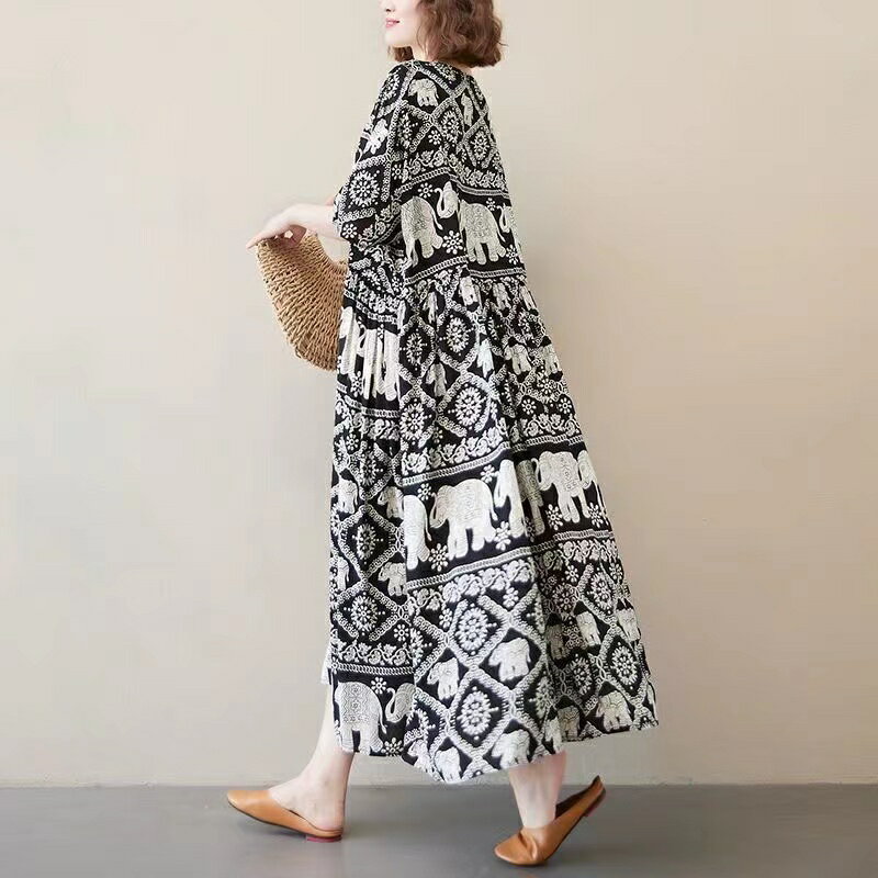 ロングワンピース レディース 大人ワンピース 柄ワンピース かわいいワンピース 可愛いワンピース 夏ワンピース tワンピース 大人可愛い レディースワンピース ロング リゾート ボタニカル ボヘミアン 夏 ゆったり 半袖 カジュアル 薄手 大きいサイズ 可愛い 通勤 SLWB025