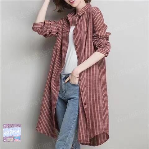 ロングシャツシャツワンピースストラ...