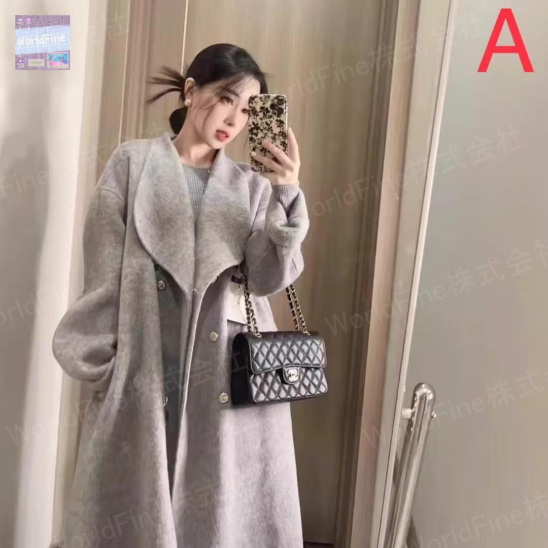 乐天商城 - ロングコート ラシャコート チェスターコート レディースコート レディースアウター きれいめコート レディースロングコート レディースロングコート冬 オフィスカジュアル 暖か おしゃれアウター おしゃれコート レディース 秋冬 通勤 ゆったり 大人可愛い SLCD018(3色S-XL)