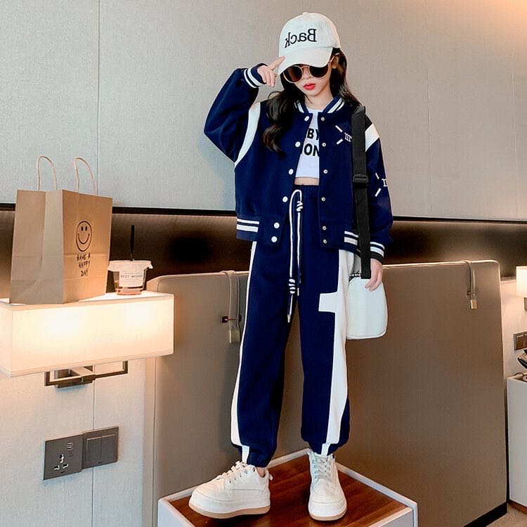 キッズ ジャージ 上下セット 子供服 子ども用ジャージ キッズ 女の子 セットアップ ジュニア 120 130 140 150 160 170 春秋 パーカー パンツ ダンス衣装 長袖パーカー 韓国服 秋 小学生 ガールズ スポーツ ウェア 運動着 ランニング かわいい KSFB115(2色120-170)