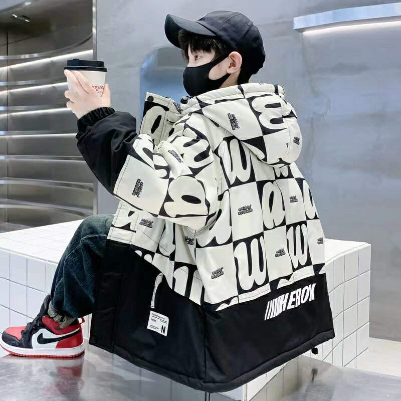 裏起毛コート キッズ 裏起毛ジャケット 冬服 子供服 男の子 アウター ジャケット フード付き 韓国 子ども服 ジュニア うらもこ キッズコート 子供コート お...