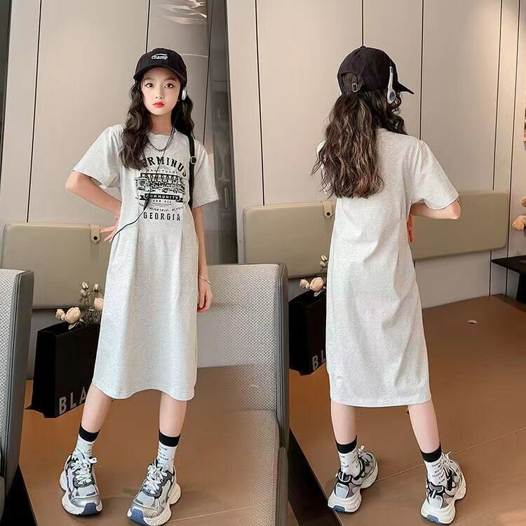 ワンピース キッズ Tシャツワンピース ロング...の紹介画像2