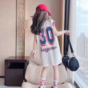 ワンピース キッズ Tシャツワンピース ロングワンピース ノースリーブ 薄手 ジュニア おしゃれ 夏 丸首 子供服 子ども服 英文字 可愛い キッズワンピース 子供ドレス 入学 入園 七五三かわいい 誕生日 プレゼント 普段着 通学着 お出かけ KWFC041(110-170)(4)
