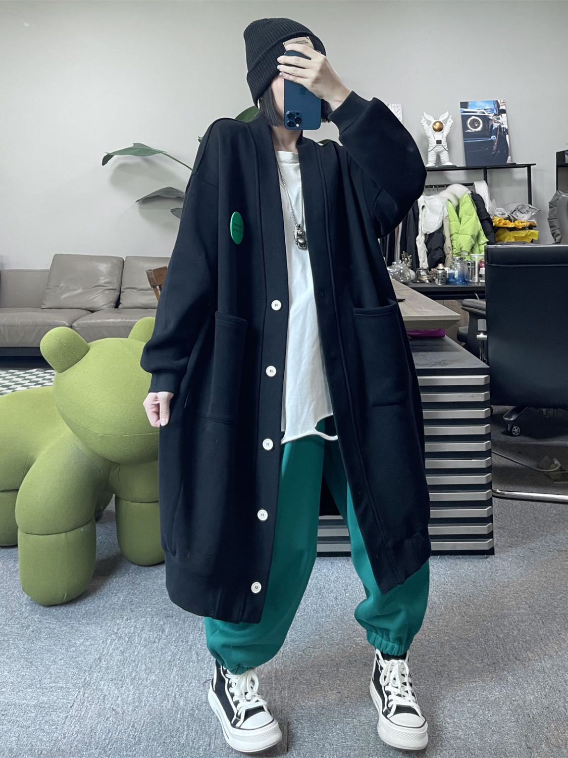 ロングパーカー パーカー スウェット レディース 裏起毛 厚手 トレーナー フーディ 大きめ 大きいサイズ ビッグサイズ ジップアップ 羽織 パーカーワンピース...