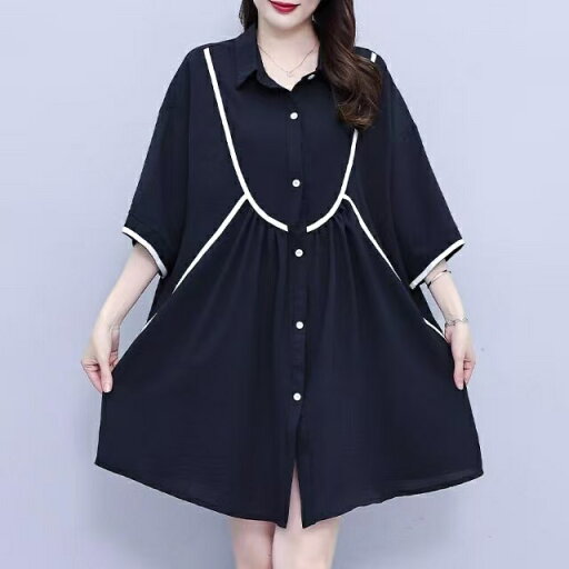 シャツワンピース 大きいサイズ レディース ロングシャツ シャツワンピ ロングワンピース オーバーサイズ レディースワンピース ゆったりワンピース 夏 ロング 半袖 おしゃれ かわいい 可愛い LWGA060(L-5XL) シャツワンピース 大きいサイズ レディース ロングシャツ シャツワンピ ロングワンピース オーバーサイズ レディースワンピース ゆったりワンピース 夏 ロング 半袖 おしゃれ かわいい 可愛い LWGA060(L-5XL)