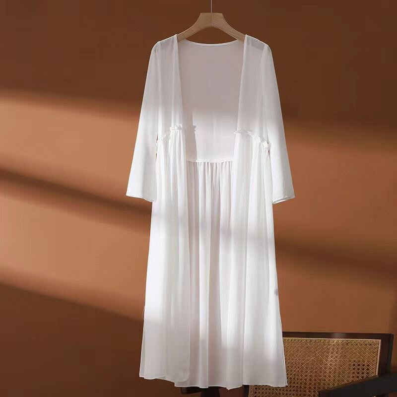 カーディガンレディースシフォンカー...