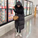 中綿ベスト レディース ベストコート ロングベスト 中綿ジャケット ロング丈 フード付きベスト レディースコート レディースジャケット フードコート アウター ...
