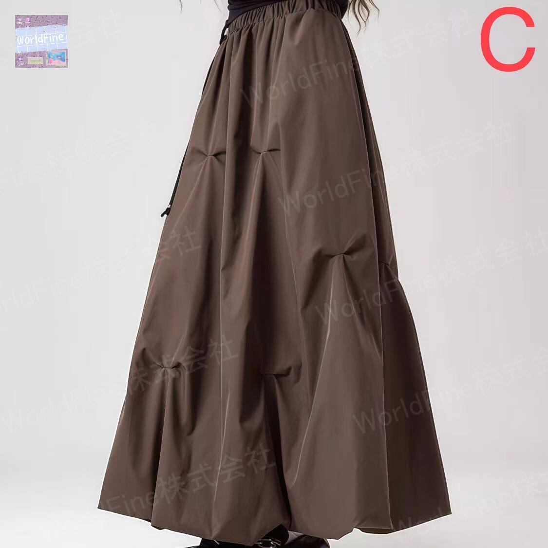 レディーススカートロング無地シンプ...